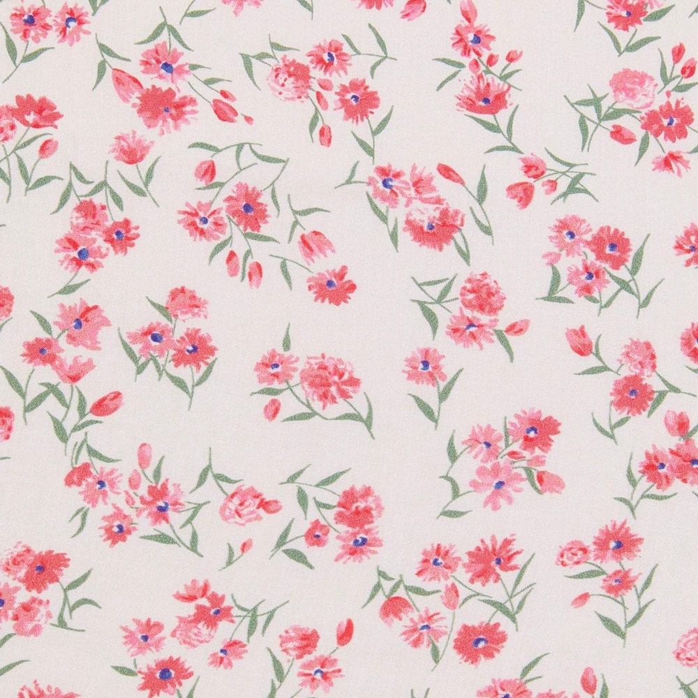 Christy Dawn Pink Floral Cotton Midi Dress - Picture 3 of 6
